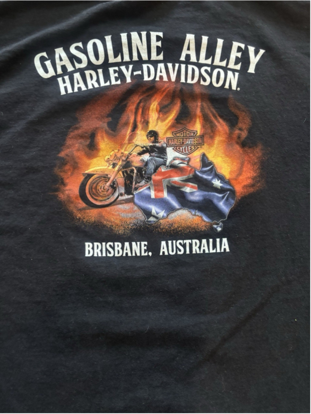 Harley Davidson Spirit Heaven Melbourne Australia Bravado T Shirt Men's XL Black - Picture 5 of 7